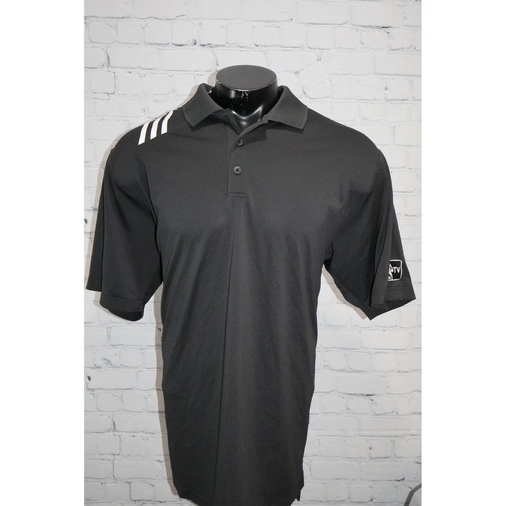 RARE Adidas Polo Shirt Mens XLT Gray NBA TV Logo Basketball 3-Stripes X22289 NEW
